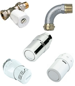 Radiatorkranen/onderblokken