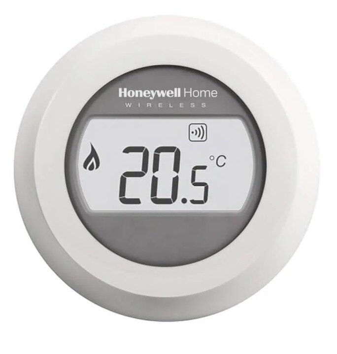 Honeywell Round draadloze kamerthermostaat T87RF2025 zonder RF module OP=OP