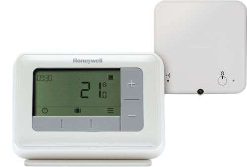 Honeywell T4R draadloze klokthermostaat met ketelmodule Y4H910RF4004 (ook 24Volt)