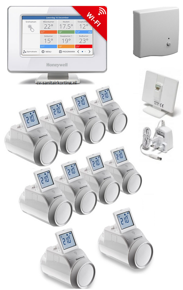 Honeywell Evohome Wifi ATP951M3118 opentherm met 10 knoppen OP=OP