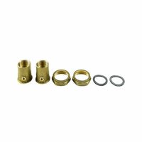 Grundfos koppelingset messing 1.1/2&quot; x 1&quot; inwendig 519806