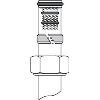 JAGA knelset M24 x 16/2 VPE/AL  5094.316 per stuk