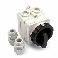 Sontheimer werkschakelaar compact 3-polig 25A IP65 + 2x M20 wartels A532987