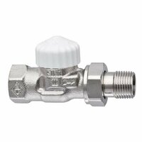 Heimeier V-exact II thermostaatkraan recht 3/8&quot; 3712-01.000