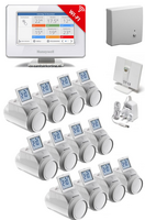 Honeywell Evohome Wifi ATP951M3118 opentherm pakket met 12 knoppen OP=OP