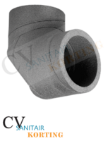 Ubbink bocht geisoleerd wtw 150 MM. 90gr 0188273