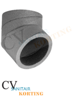 Ubbink bocht geisoleerd wtw 150 MM. 45gr 0188272