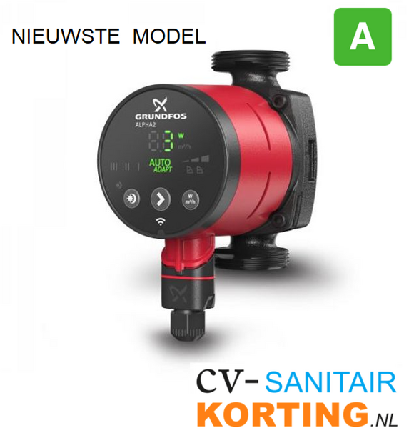 Grundfos ALPHA2 25-60 130 NEW circulatiepomp 99411150
