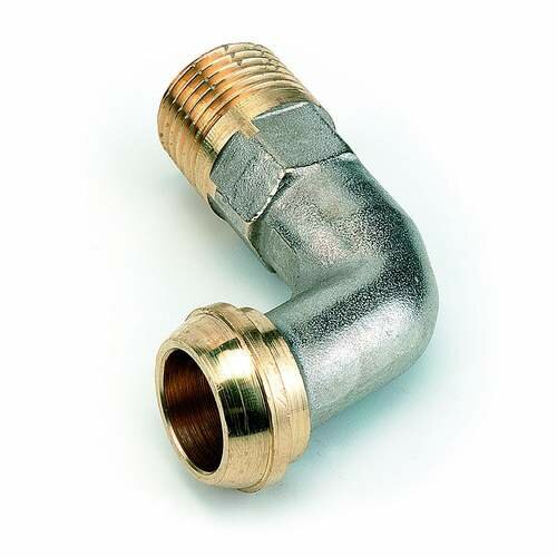 Radiatorbocht 90&deg; 1/2&quot; buitendraad x coninsch