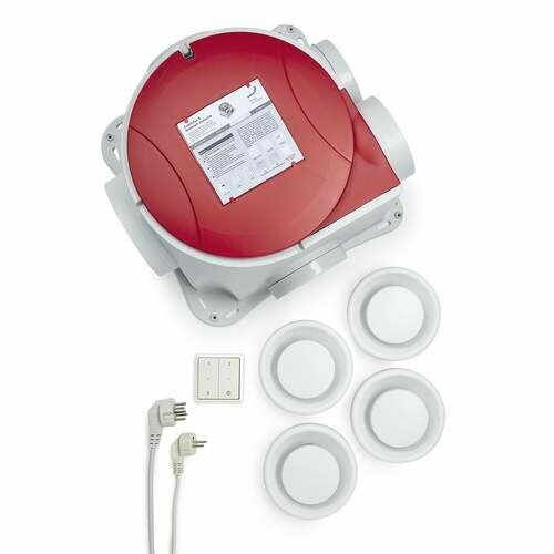 Zehnder ComfoFan S Hygro ventilatiepakket 458004630