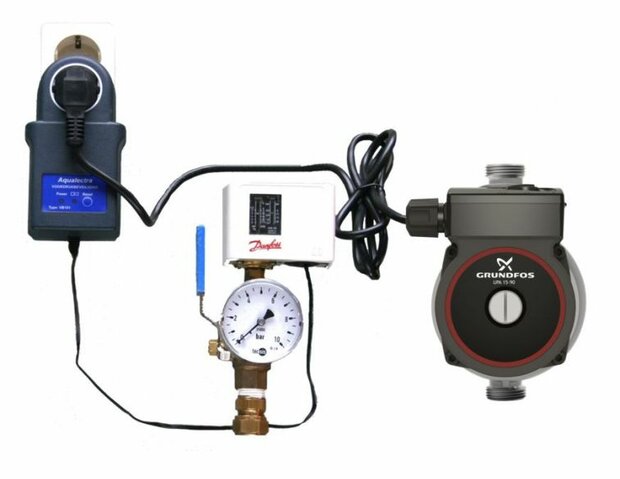 Grundfos UPA 15-90N 160 230V + onderdruk bev. drukverhogingspomp 99539216