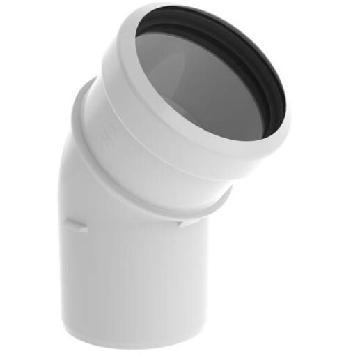 Safe PP 80 bocht 43&#039; wit rookgasafvoer 40.045.39.90