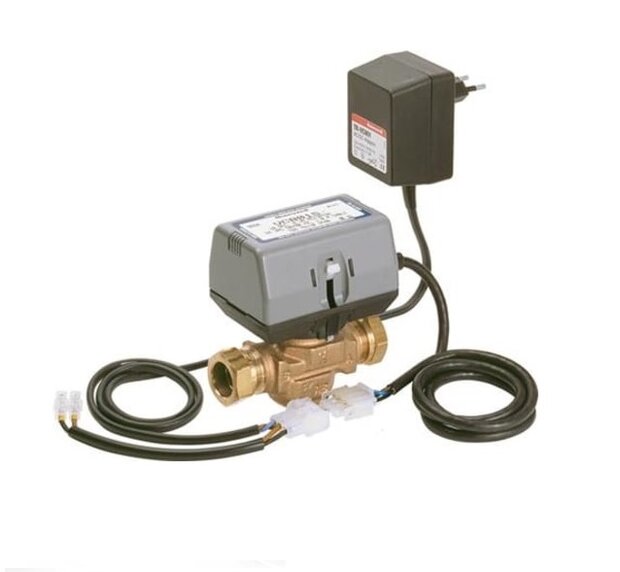 Honeywell 2-wegklep  Y-VC8615AJ1100 2x 3/4 binnendraad  zoneregeling