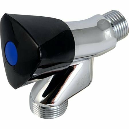 wasmachinekraan met beluchter en keerklep 1/2&quot; verchroomd