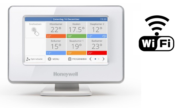 heden Wirwar nogmaals Honeywell Wifi EvoHome bedien.unit (interface) colour ATC928G3000 -  cv-sanitairkorting