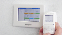 Resideo Honeywell Evohome Wifi ATP921R3100 Aan/Uit pakket met 3 knoppen OP=OP