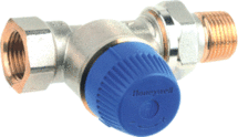 Honeywell Kombi-TRV drukonafhankelijke thermostatische radiatorafsluiter 1/2 DN15 recht V2100DPI15