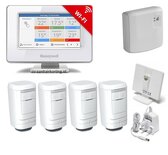 Honeywell Evohome Wifi ATP921R3100 aan/uit + 4 HR91