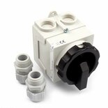 Sontheimer werkschakelaar compact 3-polig 25A IP65 + 2x M20 wartels A532987