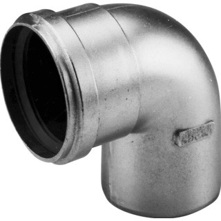 Dikwandig aluminium bocht 90gr 80mm 400451552
