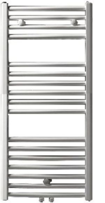 Badkamerradiator Recht h=952mm b=600mm RAL9016 510Watt