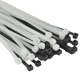 Kunststofsnelbinder bev.strip nyl.140x3,6 zak 1000 st