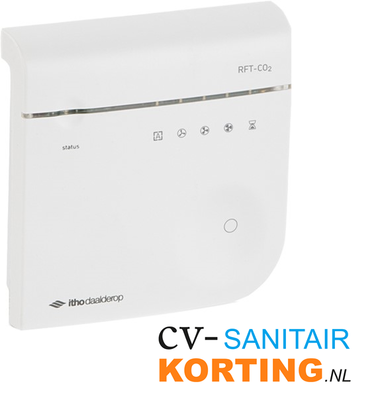 CO2 sensor opbouw incl. bediening 230 Volt gevoed RFT 04-00045
